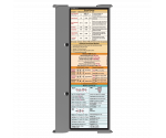 Trifold WhiteCoat Clipboard® - Silver Critical Care Edition